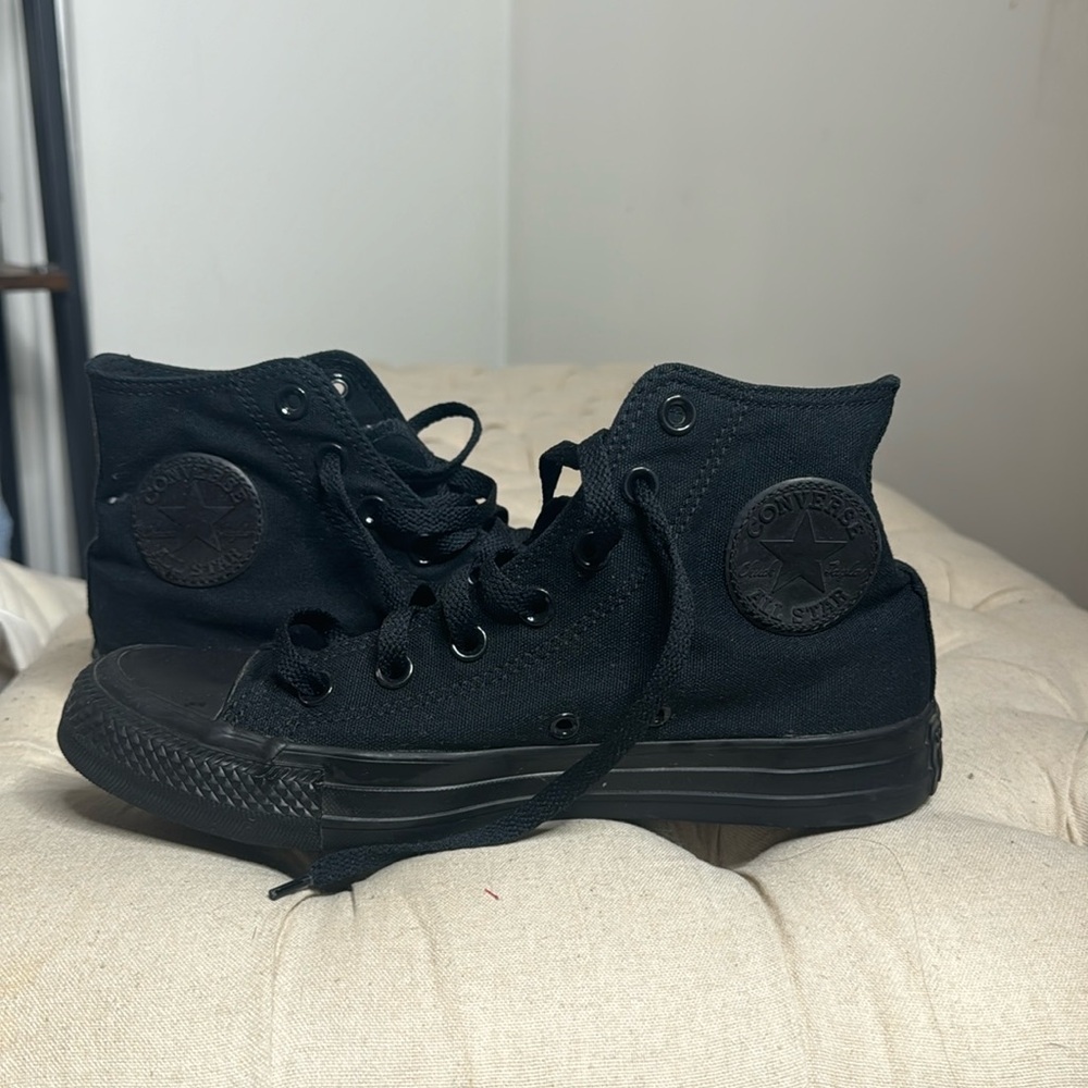Converse Black High Tops 7 Classic